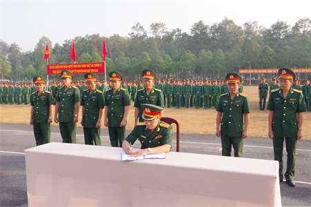 Sư đoàn 9 phát động đợt thi đua cao điểm mừng Đảng, mừng xuân