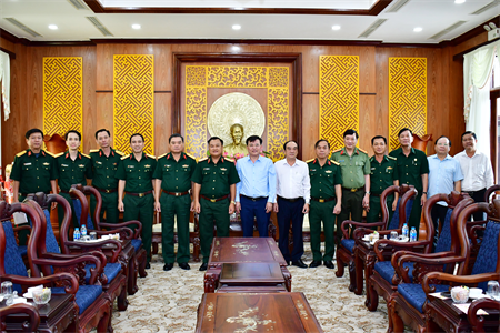 Bộ Tư lệnh Quân khu 7 chúc Tết các cơ quan, đơn vị trên địa bàn tỉnh Long An