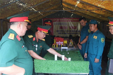 Thành phố Dĩ An hội thi sáng kiến, cải tiến mô hình học cụ và giáo án huấn luyện