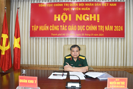 Cục Tuyên huấn tập huấn công tác giáo dục chính trị năm 2024