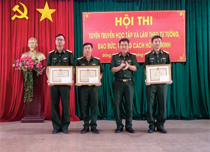Sôi nổi hội thi tuyên truyền về phát huy phẩm chất "Bộ đội Cụ Hồ" ở Kho K6