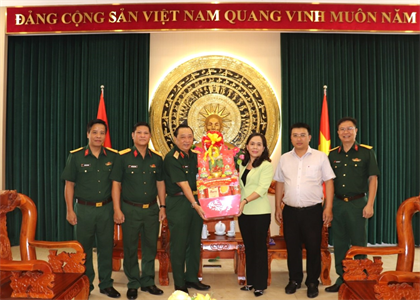 Bộ Tư lệnh Thành phố Hồ Chí Minh thăm, chúc tết Quận ủy, UBND và Ban chỉ huy Quân sự Quận 3