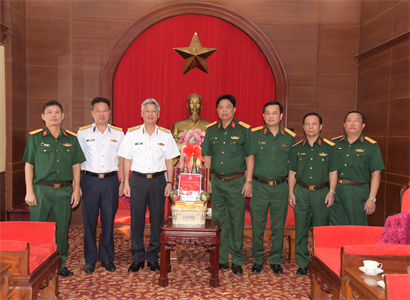 Các cơ quan, đơn vị đến thăm, chúc Tết Bộ Tư lệnh Quân khu 7