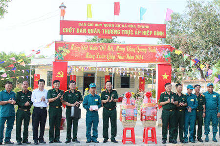 Thượng tướng Võ Minh Lương, Thứ trưởng Bộ Quốc phòng chúc tết các đơn vị trên địa bàn tỉnh Tây Ninh