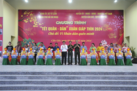 Nhiều hoạt động ý nghĩa chương trình "Tết quân - dân" của Bộ Tư lệnh TPHCM