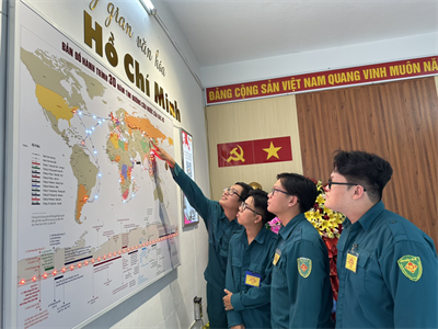 LLVT phường 1, quận Phú Nhuận ra mắt Không gian văn hóa Hồ Chí Minh