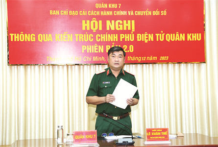 Những điểm nhấn về chuyển đổi số trong LLVT Quân khu 7