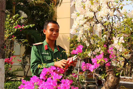 Cảm xúc mùa Xuân của những chiến sĩ sinh năm Thìn ở Trung đoàn Gia Định
