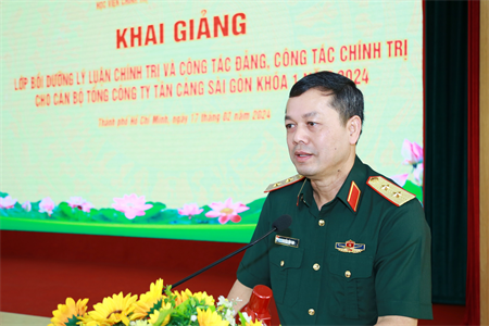 Học viện Chính trị khai giảng lớp bồi dưỡng lý luận chính trị và CTĐ, CTCT tại Tổng công ty Tân Cảng Sài Gòn