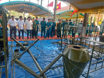Ban CHQS huyện Đồng Phú khai mạc Hội thi mô hình học cụ, sáng kiến huấn luyện