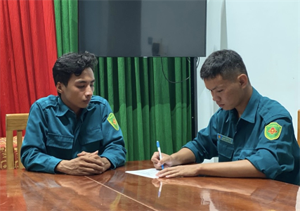 Thanh niên tỉnh Long An tình nguyện nhập ngũ