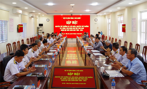 Vùng 2 Hải quân gặp mặt nguyên thủ trưởng Bộ Tư lệnh Quân chủng và Vùng 2 khu vực phía Nam