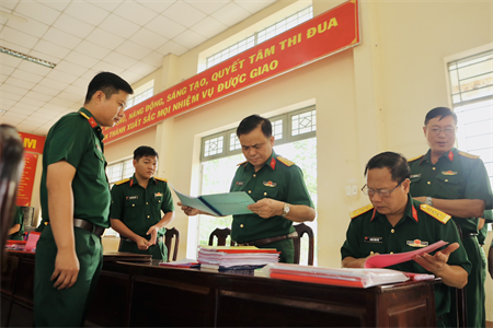 Cục Chính trị Quân khu 7 kiểm tra công tác Đảng, công tác chính trị tại tỉnh Long An