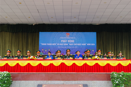 Đoàn cơ sở Trung đoàn 271, Sư đoàn 5 phát động “Tháng Thanh niên” và hoạt động “Ngày chủ nhật xanh”