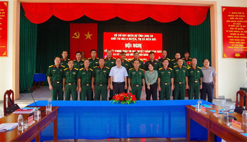 Khối thi đua biên giới Bộ CHQS tỉnh Long An ký kết giao ước thi đua năm 2024
