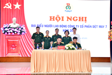 Công ty Cổ phần Dệt may 7 tổ chức Hội nghị Đại biểu người lao động năm 2024