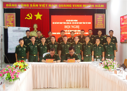 Bộ đội Biên phòng tỉnh Long An và Tây Ninh ký kết kế hoạch hiệp đồng bảo vệ biên giới