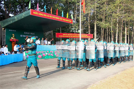Huyện Củ Chi khai mạc Hội thao quốc phòng năm 2024