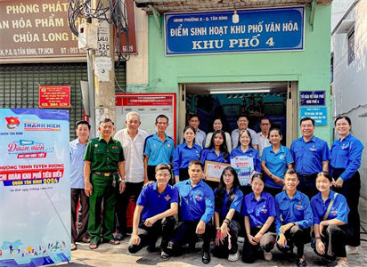 Tuyên dương 10 “Chi đoàn khu phố tiêu biểu” năm 2024 của quận Tân Bình