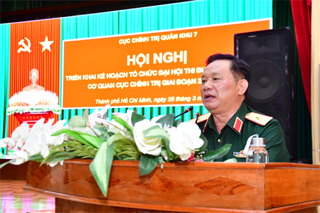 Cục Chính trị Quân khu triển khai kế hoạch tổ chức Đại hội Thi đua Quyết thắng giai đoạn 2019 - 2024