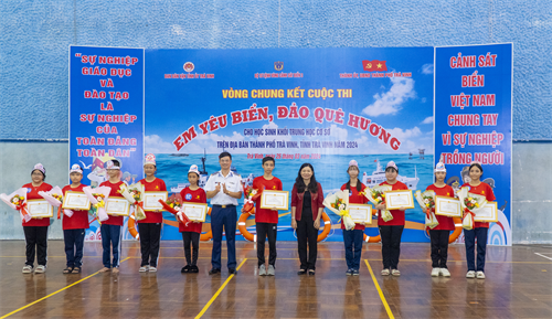 Chung kết cuộc thi Em yêu biển, đảo quê hương tại tỉnh Trà Vinh