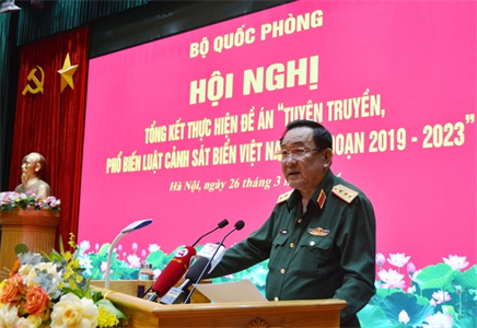 Tiếp tục phối hợp đẩy mạnh tuyên truyền, phổ biến Luật Cảnh sát biển Việt Nam