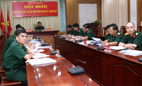 Tổng cục Hậu cần giao ban công tác hậu cần toàn quân Quý I năm 2024