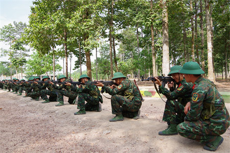 Chiến sĩ mới Sư đoàn 7, Quân đoàn 4 trưởng thành sau tháng đầu huấn luyện