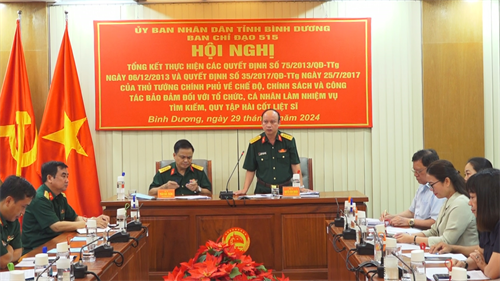 Ban Chỉ đạo 515 tỉnh Bình Dương tổng kết thực hiện các Quyết định của Thủ tướng Chính phủ