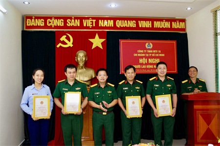 Năm 2024, Chi nhánh Thành phố Hồ Chí Minh, Công ty TNHH MTV 16 phấn đấu đạt doanh thu 400 tỷ đồng