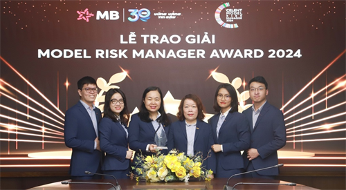 MB thắng giải thưởng quốc tế về quản trị rủi ro