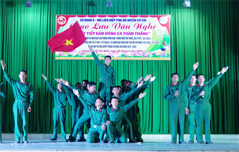 Sư đoàn 9: Giao lưu văn nghệ “Viết tiếp bản hùng ca toàn thắng”