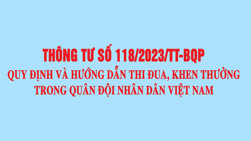 Hình thức khen thưởng bằng khen của Bộ trưởng Bộ Quốc phòng