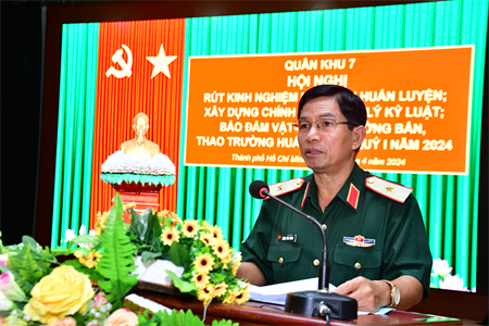 Hội nghị rút kinh nhiệm vụ nghiệm huấn luyện; xây dựng chính quy, quản lý kỷ luật quý I năm 2024