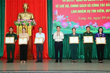 Ban Chỉ đạo 515 tỉnh Long An tổng kết thực hiện Quyết định số 75 và số 35 của Thủ tướng Chính phủ