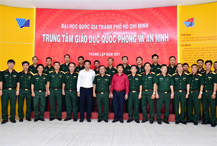 Đảng ủy Trung tâm Giáo dục Quốc phòng và An ninh gặp mặt sĩ quan biệt phái