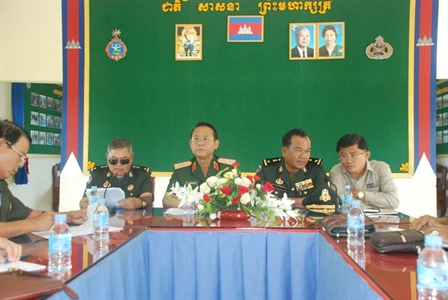 Bộ Tư lệnh Quân khu 7: Thăm, làm việc với tỉnh PaiLin, Ốt Đô Miên Chây và tỉnh Bần Tia Miên Chây, Vương quốc Campuchia