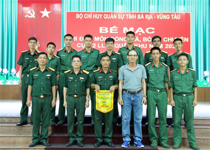 Bế mạc giải bóng đá, bóng chuyền Cụm 2 lực lượng vũ trang Quân khu 7