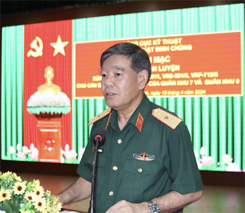 Khai mạc lớp huấn luyện cán bộ, nhân viên kỹ thuật thông tin Quân khu 7 và Quân khu 9