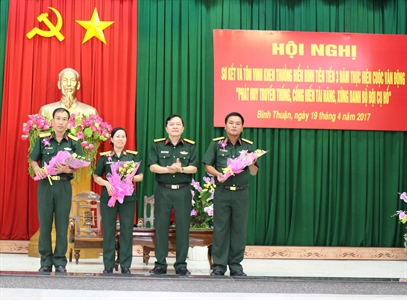 Bộ CHQS tỉnh Bình Thuận: Tôn vinh 15 cá nhân điển hình tiêu biểu