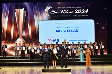 MB nhận ba giải thưởng Sao Khuê 2024
