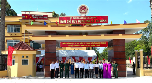 Khánh thành trụ sở Ban Chỉ huy Quân sự xã An Bình
