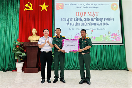 Niềm tin qua những lần thăm chiến sĩ mới