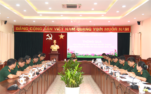 Chuẩn bị chu đáo Đại hội thi đua Quyết thắng cơ quan Cục Chính trị