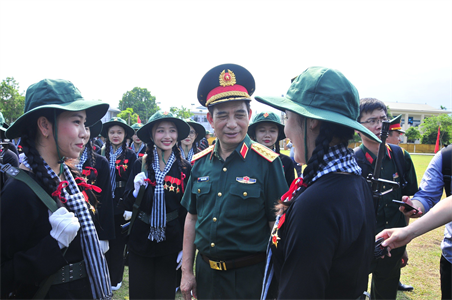 Đại tướng Phan Văn Giang động viên lực lượng tham gia diễu binh, diễu hành
