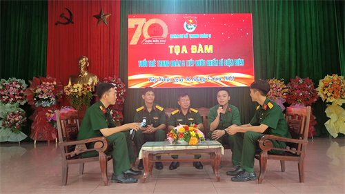 Sư đoàn 5: Tọa đàm thanh niên “Tiếp bước chiến sĩ Điện Biên”