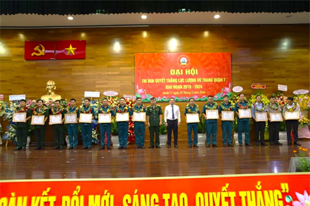 Đại hội Thi đua Quyết thắng lực lượng vũ trang Quận 7 giai đoạn 2019 - 2024