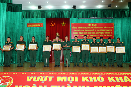 Đảng ủy Lữ đoàn Công binh 25: Thực hiện hiệu quả hơn nữa nhiệm vụ cứu hộ, cứu nạn