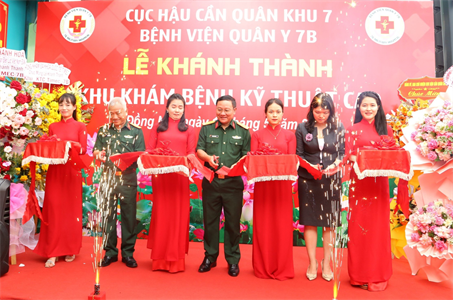 Bệnh viện Quân y 7B khai trương khu khám bệnh kỹ thuật cao