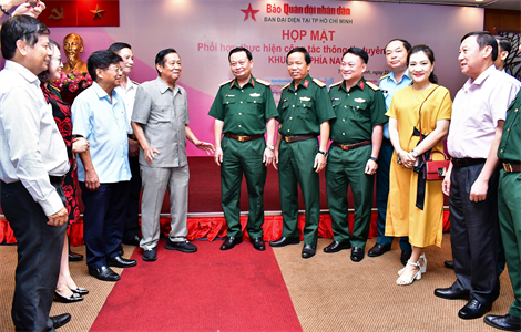 Tăng cường hoạt động phối hợp giữa Báo Quân đội nhân dân tại TP.HCM với các cơ quan, đơn vị khu vực phía Nam